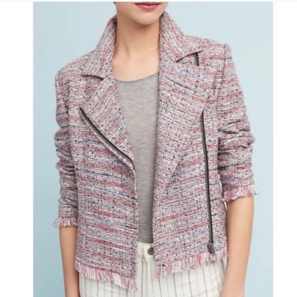 Euc Cupcakes & Cashmere Multicolor Tweed Blazer
